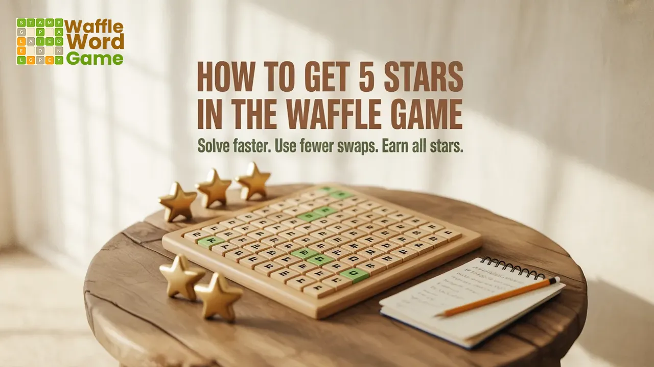 How to Get 5 Stars in the Waffle Game